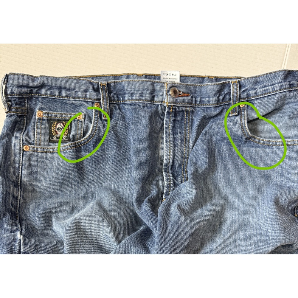 CINCH Black Label - Men's Jeans - Relaxed Straight Blue Denim MB90633002- 38x34 - Picture 5 of 8